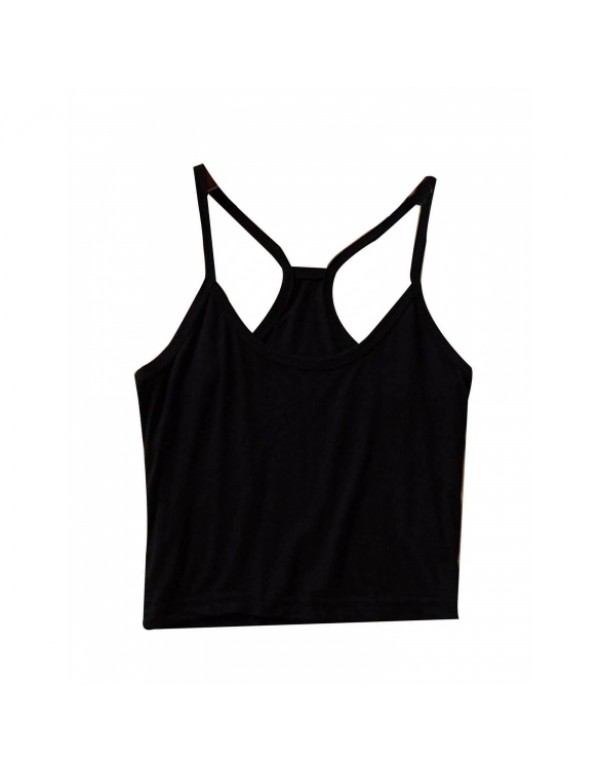 Workout Yoga Clothes Activewear Solid Sports Cami Tops